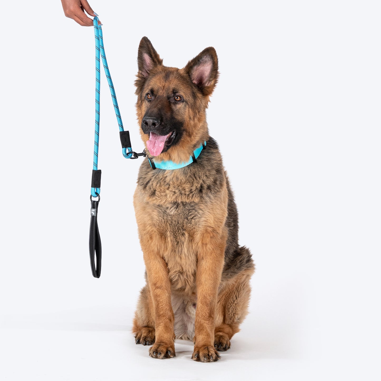 HUFT Rope Leash For Dog - Blue - 1.2 m