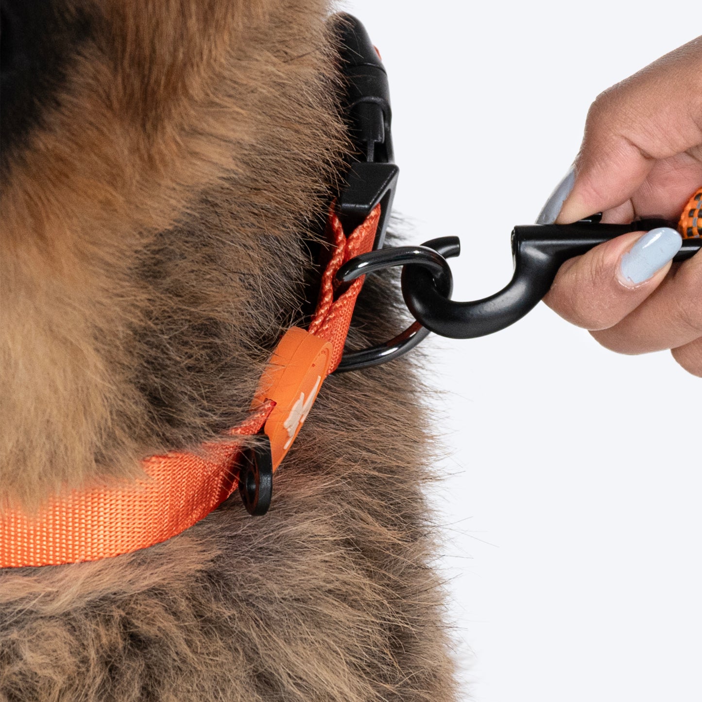 HUFT Rope Leash For Dog - Orange - 1.2 m