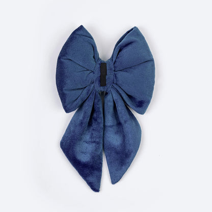 HUFT Regal Luxe Bow Tie For Dog - Navy