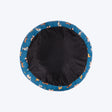 HUFT Bark & Bloom Donut Bed For Dog - Blue