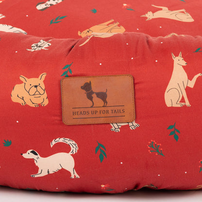 HUFT Bloom Buddies Donut Bed For Dog - Rust