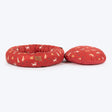 HUFT Bloom Buddies Donut Bed For Dog - Rust