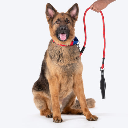 HUFT Rope Leash For Dog - Red - 1.2 m