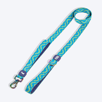 Dash Dog Vector Dual Handle Leash For Dog - Aqua Blue