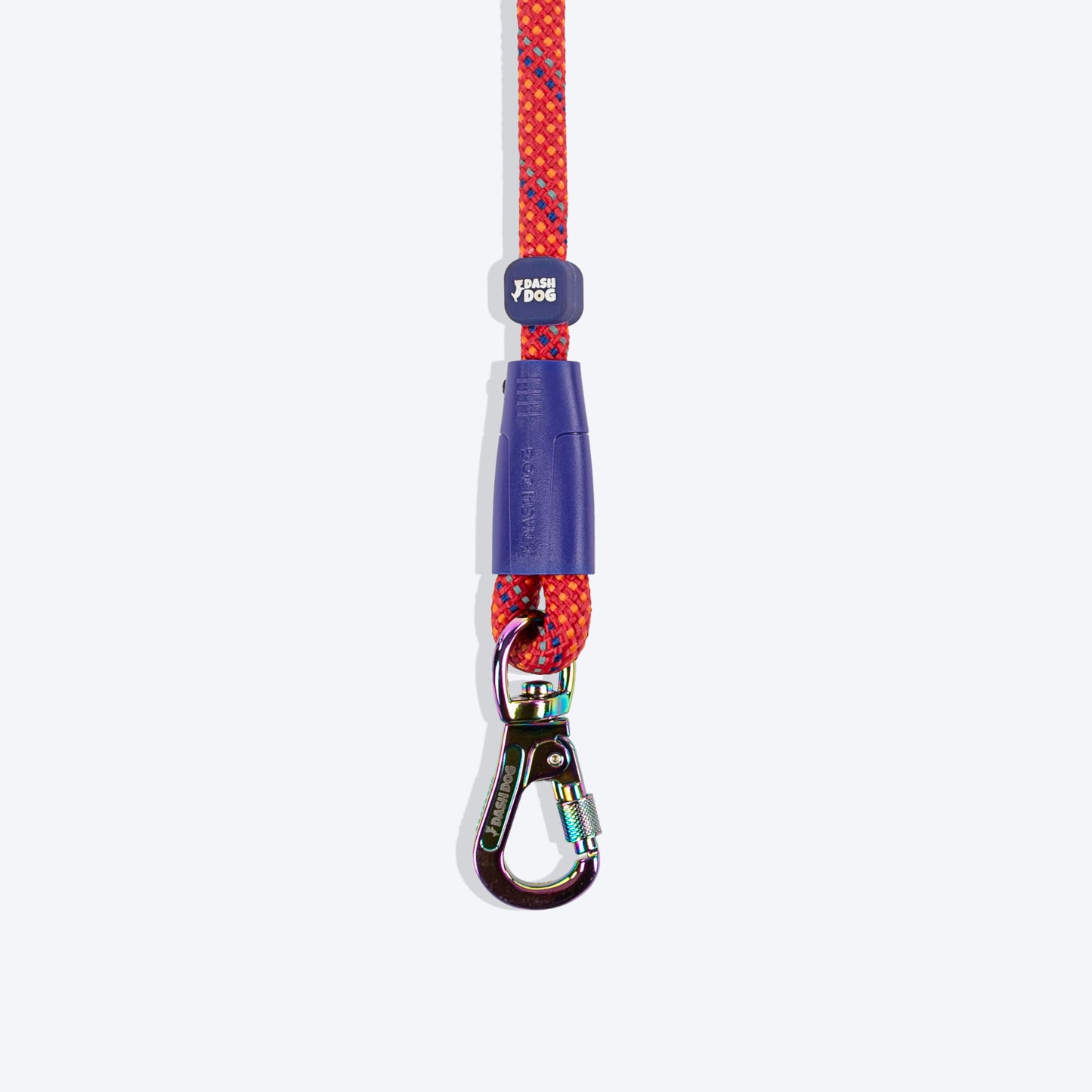 Dash Dog Sunset Chaser Rope Leash For Dog - Red - 6ft