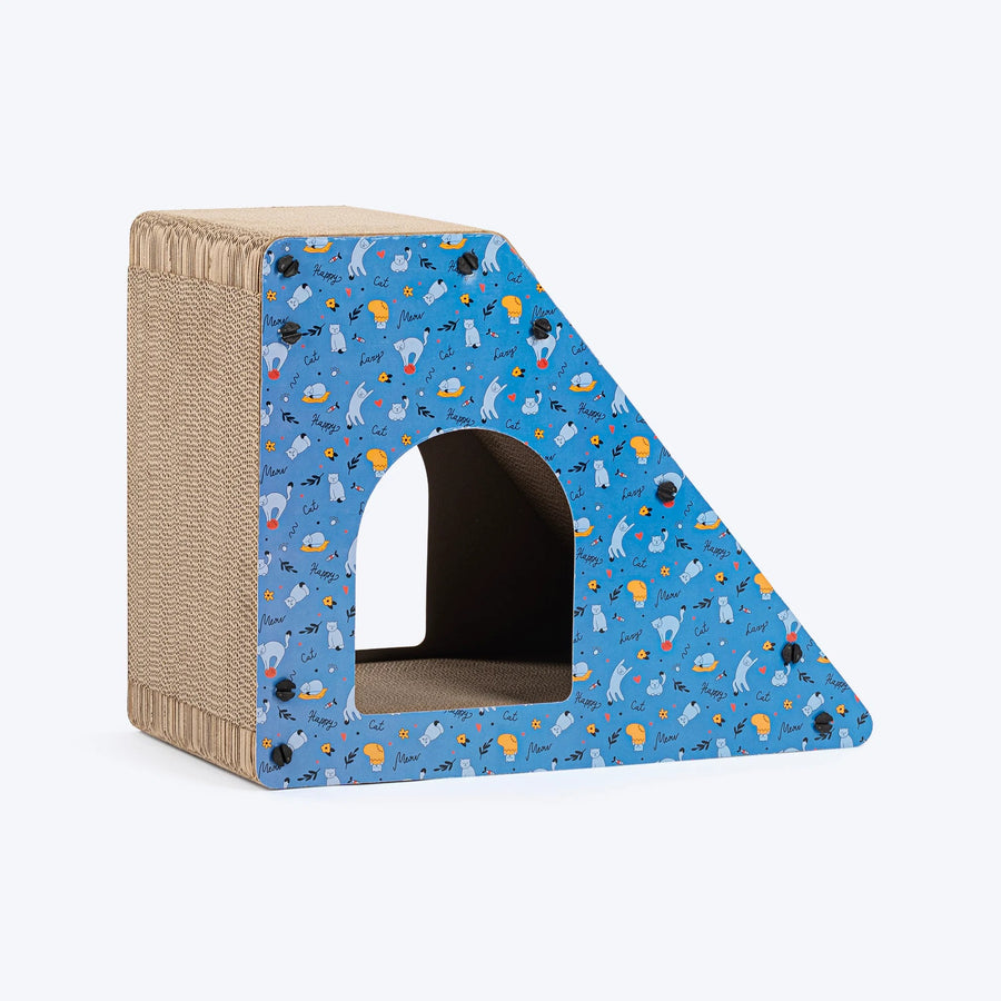 HUFT Whisker Hub Scratcher For Cat - Blue