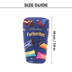 HUFT Furborites Crinkly Plush Toy For Dog - Navy Blue