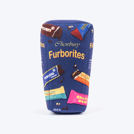 HUFT Furborites Crinkly Plush Toy For Dog - Navy Blue