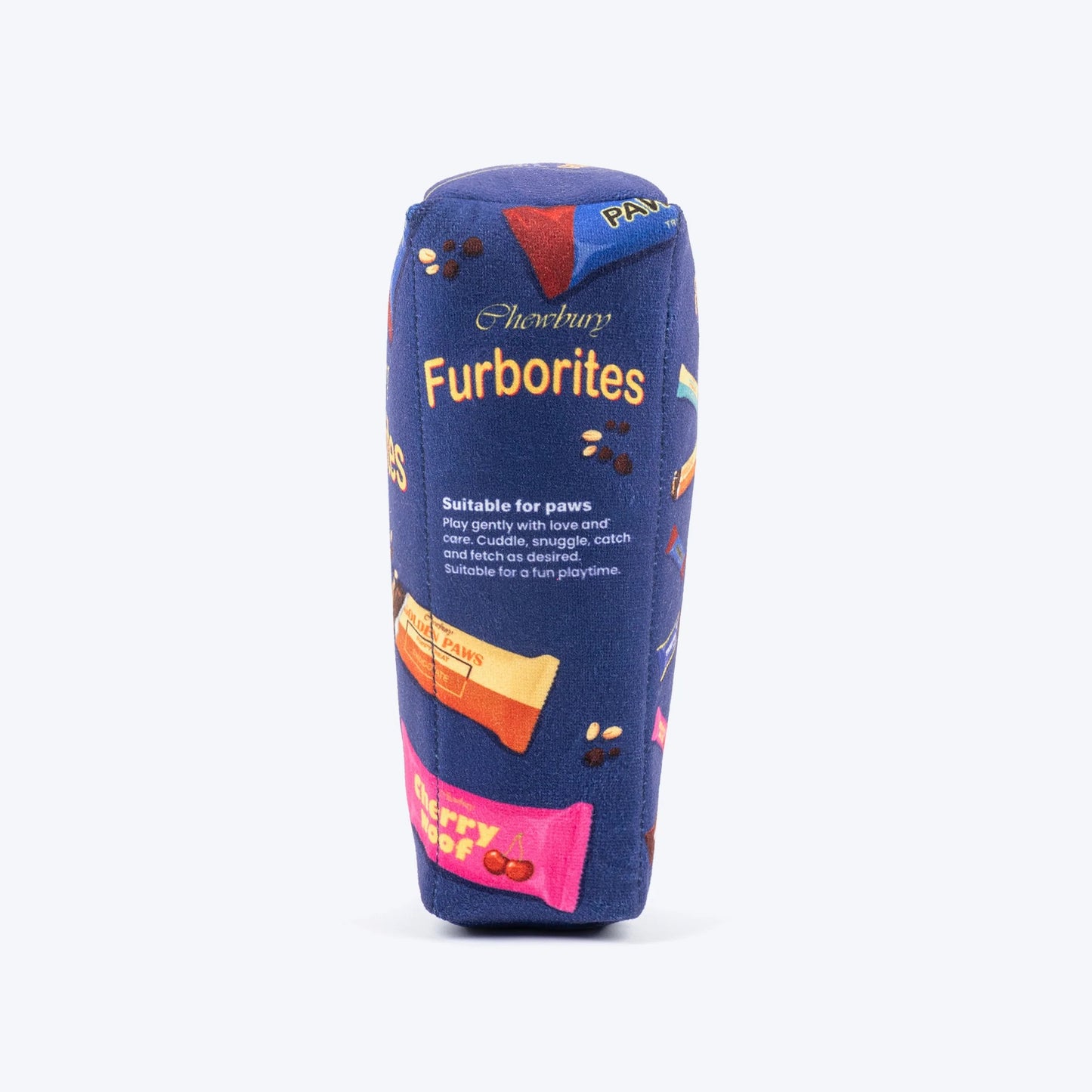 HUFT Furborites Crinkly Plush Toy For Dog - Navy Blue