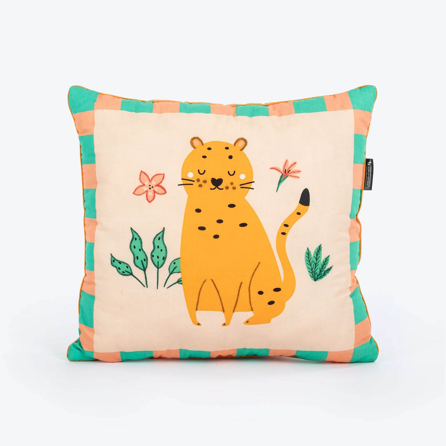 HUFT Whisker Bloom Cushion For Pet Lovers - Multicolor