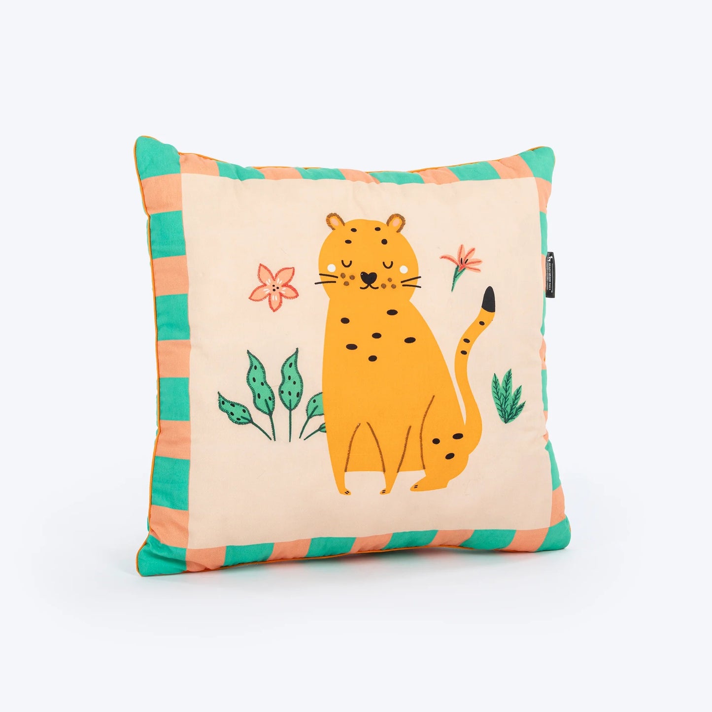 HUFT Whisker Bloom Cushion For Pet Lovers - Multicolor