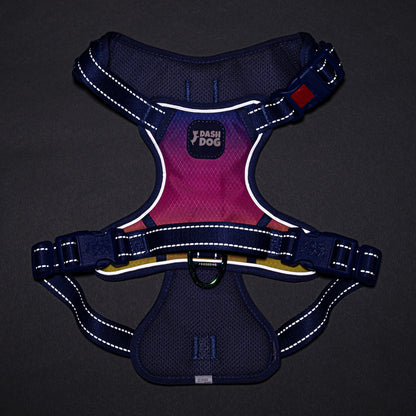 Dash Dog Flow Walk-Along Harness For Dog - Pink & Purple