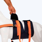 HUFT Trooper Mid-Body (Belly) Support Lift Harness For Dogs - Navy Blue