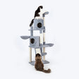 HUFT Meowtrix Tower Multipurpose Cat Tree - Grey