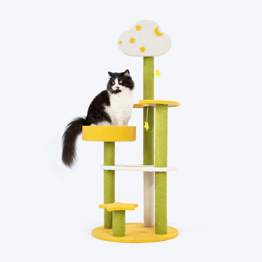 HUFT Twinkle Paw Multipurpose Cat Tree - Multicolor