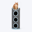 HUFT Meow Mansion Cat Tower For Cats - Grey
