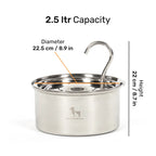 HUFT Stainless Steel Water Fountain For Dog & Cat