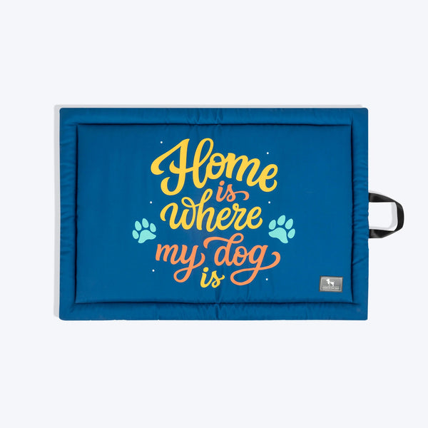 HUFT Home Is Where My Dog Is Mat - Navy