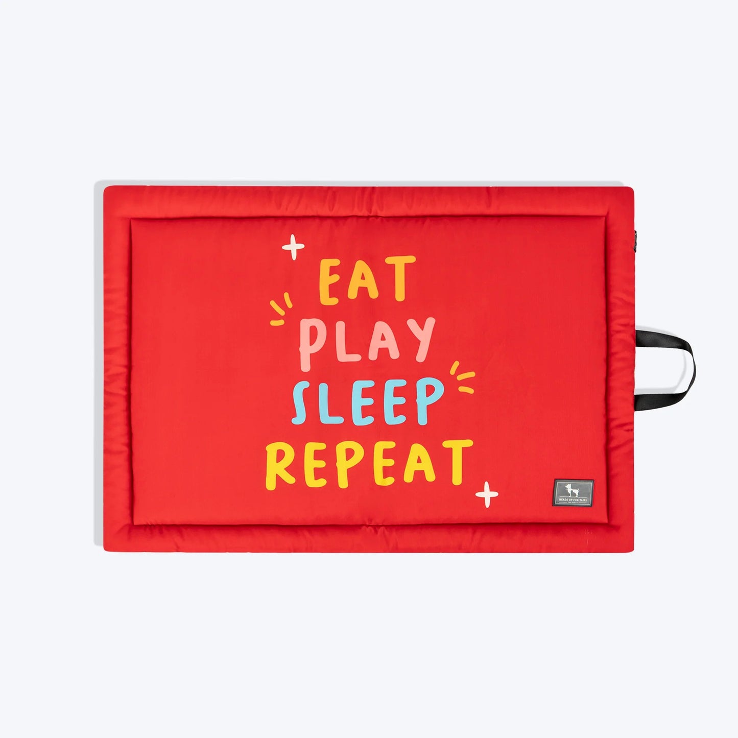 HUFT Eat Sleep Play Repeat Dog Mat - Red
