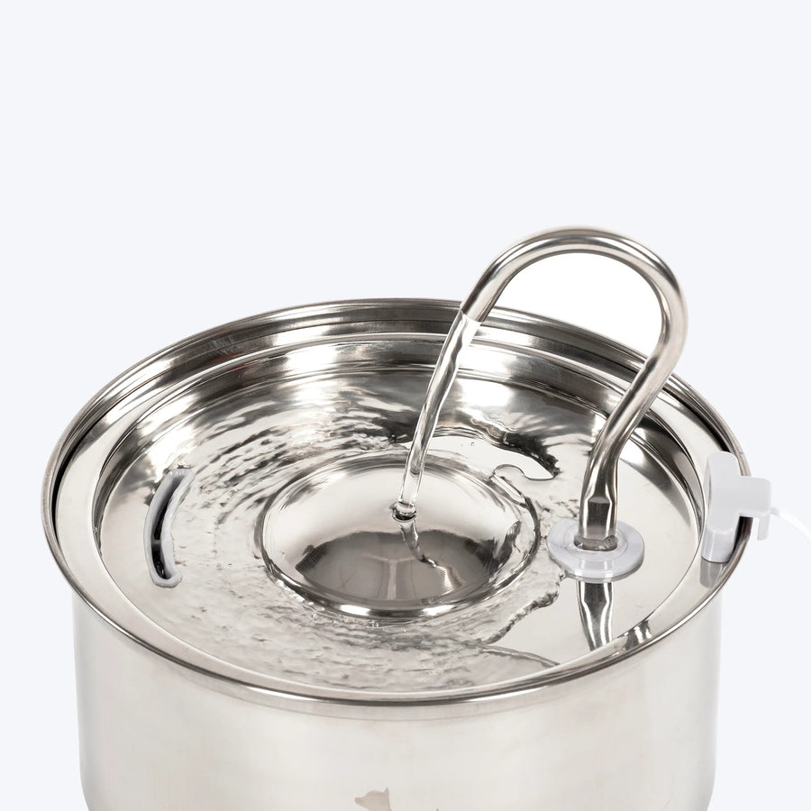 HUFT Stainless Steel Water Fountain For Dog & Cat