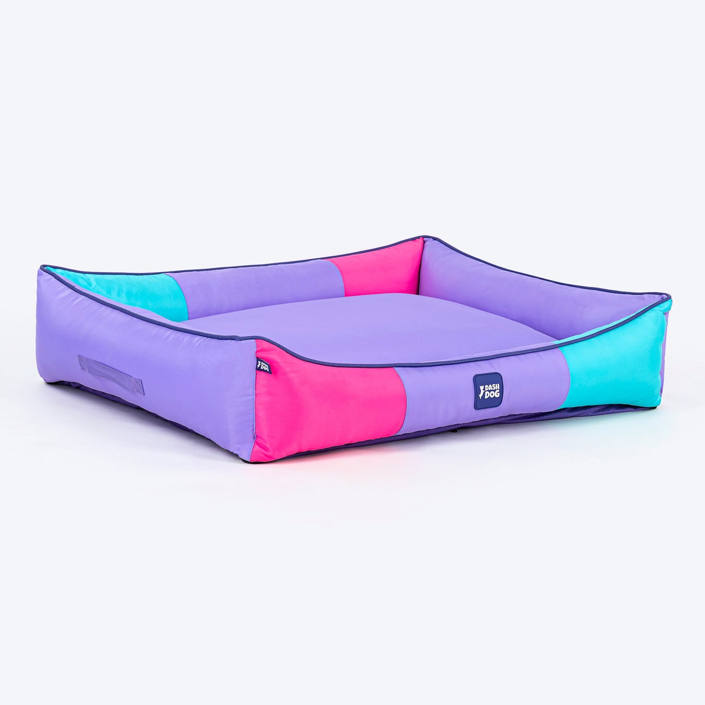 Dash Dog Color Cascade Water repellant Lounger Dog Bed -Multicolor