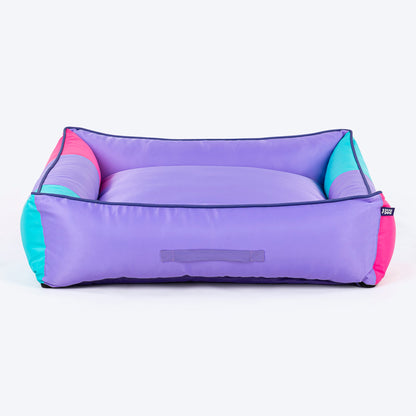 Dash Dog Color Cascade Water repellant Lounger Dog Bed -Multicolor