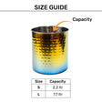 Dash Dog Rainbow Stainless Steel Treat Jar For Dog & Cat - Multicolor