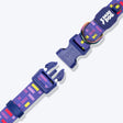 Dash Dog Pixel Padded Collar For Dog - Purple