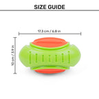 Dash Dog Sprinter Fetch Toy For Dog - Green & Orange - L