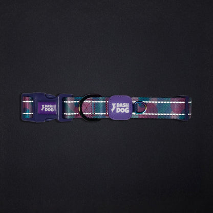 Dash Dog Galaxy Padded Collar For Dog - Purple