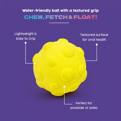 Dash Dog Mello-Yello Bubble Ball Toy Dog Toy