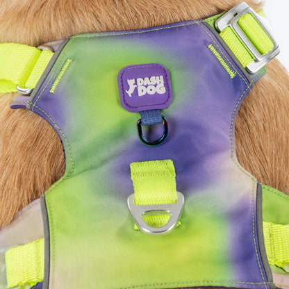 Dash Dog Neon Fusion Outdoor Fit Harness For Dog - Neon Green