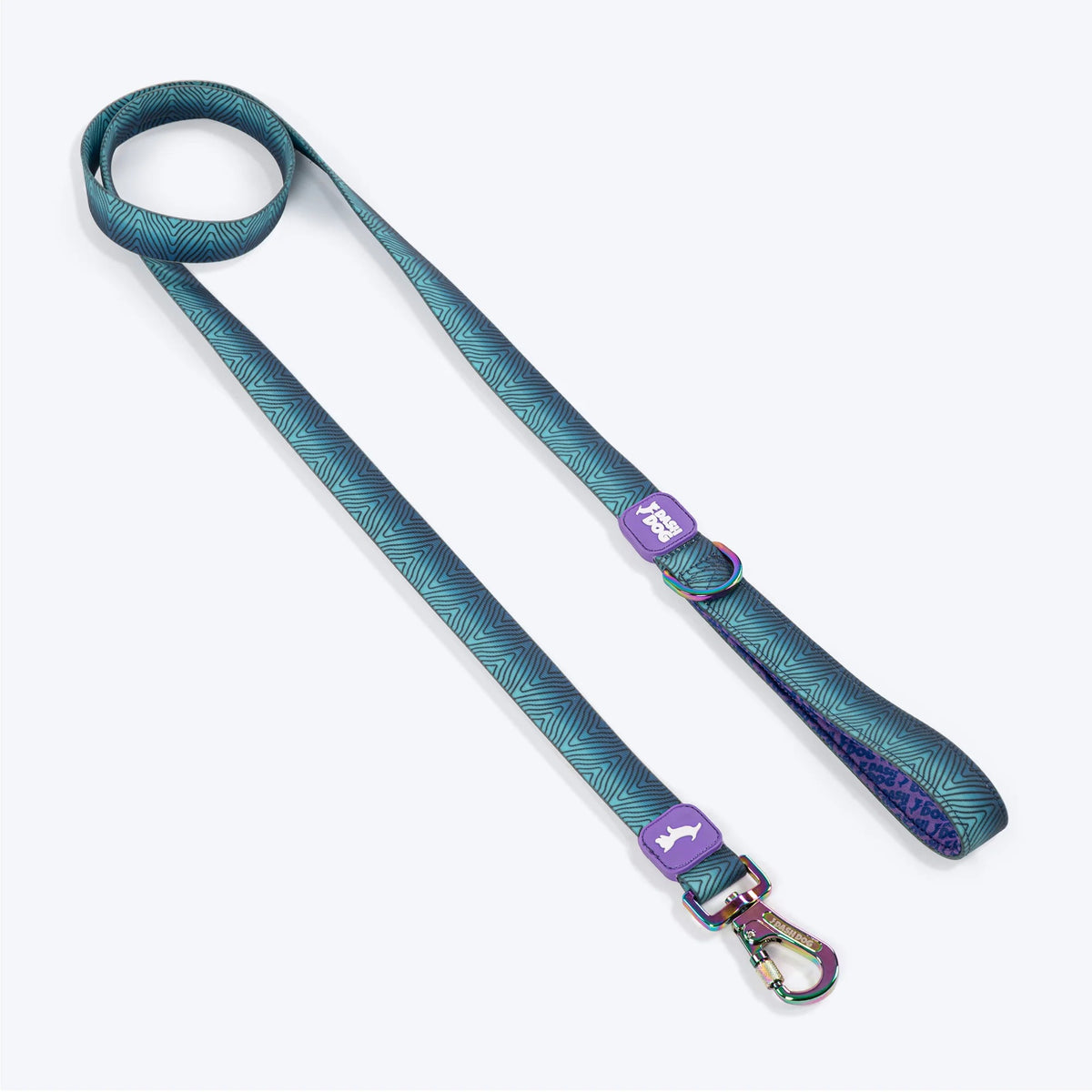 Dash Dog Trail Tails Waterproof Collar & Leash Set For Dog - Blue