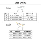 Dash Dog Trail Tails Waterproof Collar & Leash Set For Dog - Blue
