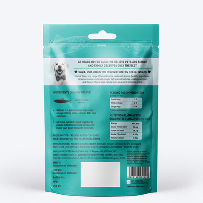 HUFT Salmon Jerky Treat For Dog - 70gm