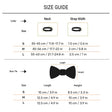 HUFT Happy Stripes Bow Tie With Collar For Dog - Blue & Peach