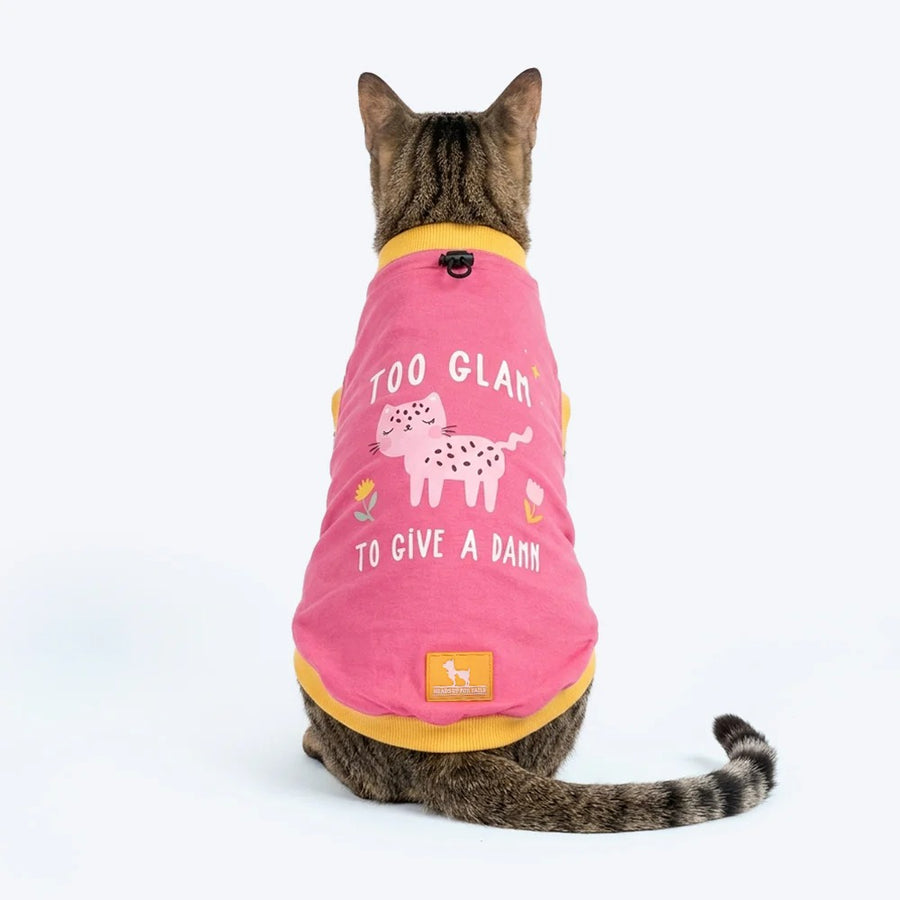 HUFT Too Glam T-Shirt For Cat - Pink