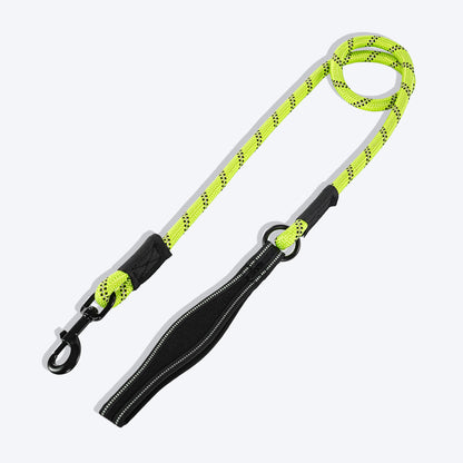 HUFT Rope Leash For Dog - Neon Green - 1.2 m