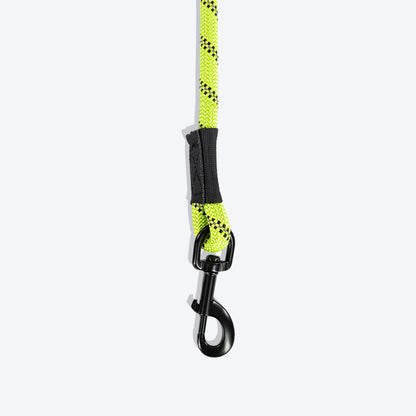 HUFT Rope Leash For Dog - Neon Green - 1.2 m