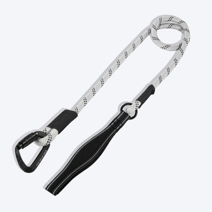 HUFT Rope Leash With Carabiner For Dog - Grey - 1.2 m