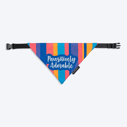 HUFT Pawsitively Adorable Printed Dog Bandana - Multicolour_06