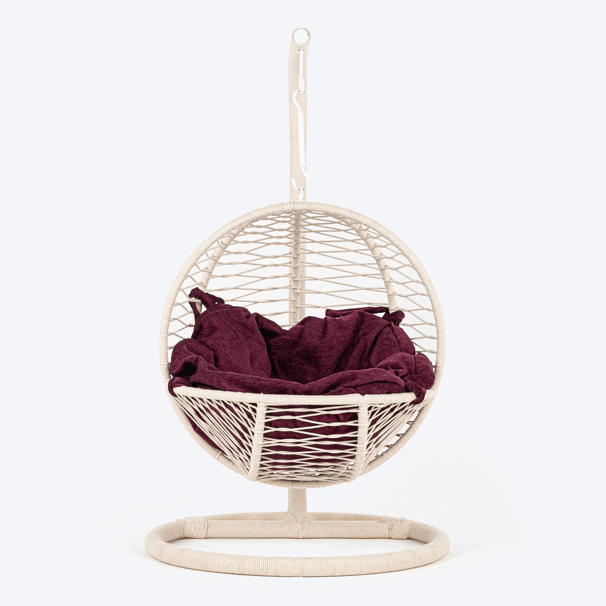 HUFT Purrfect Hanging Bed With Cushion For Cat - White