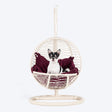 HUFT Purrfect Hanging Bed With Cushion For Cat - White
