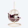 HUFT Purrfect Hanging Bed With Cushion For Cat - White