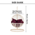 HUFT Purrfect Hanging Bed With Cushion For Cat - White