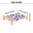 HUFT Elevated Cot Bed For Cat - Multicolor