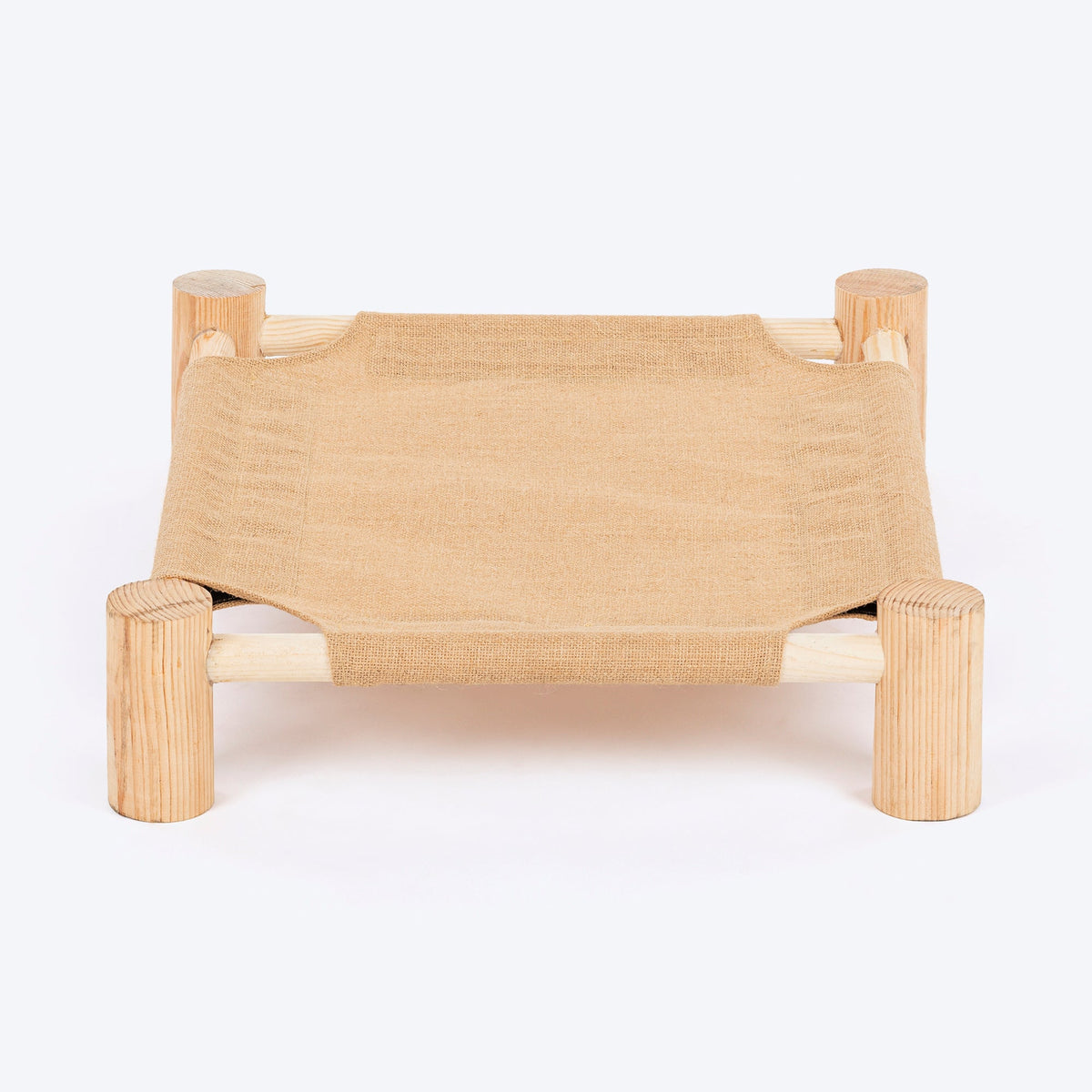 HUFT Elevated Cot Bed For Cats - Brown
