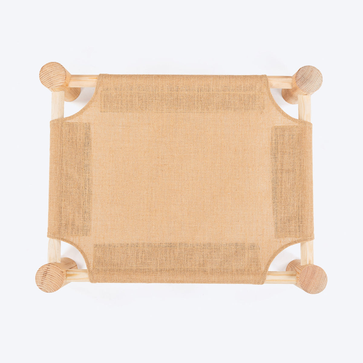 HUFT Elevated Cot Bed For Cats - Brown