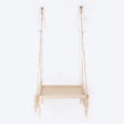 HUFT Handcrafted Textured Single Hammock For Cat - Off White
