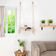 HUFT Handcrafted Textured Single Hammock For Cat - Off White